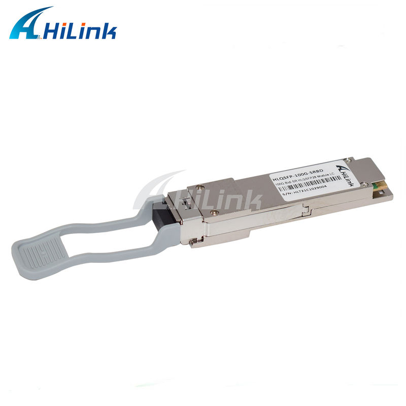 100G QSFP28 SRBD 100m Bi-Di Duplex LC الساخن القابل للشحن 850/900nm VCSEL PAM4 2x50G متعدد الأوضاع