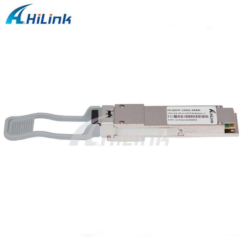 100G QSFP28 SRBD 100m Bi-Di Duplex LC الساخن القابل للشحن 850/900nm VCSEL PAM4 2x50G متعدد الأوضاع