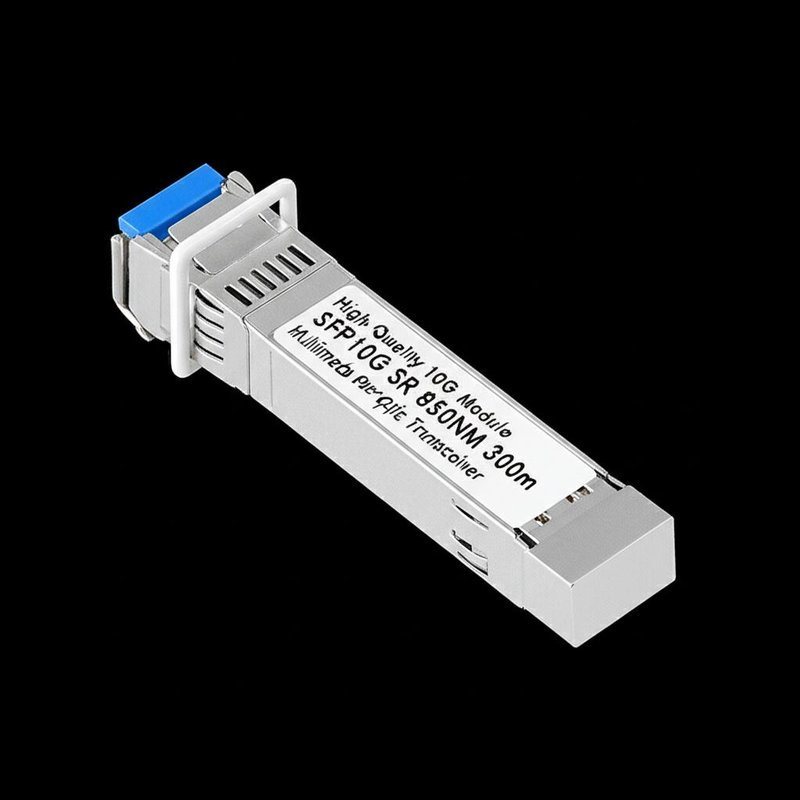 10Gbps 850nm 300m وحدة SFP + متعددة الأوضاع ناقل الصافات البصرية القابل للشحن الساخن مع وظيفة DDM