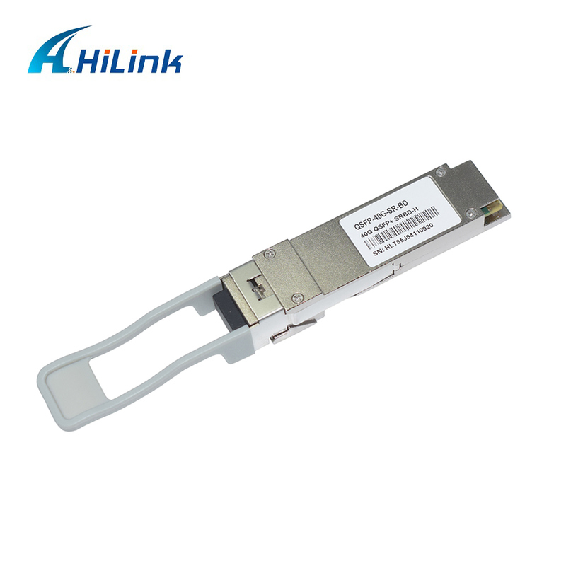 40Gb/s 100m QSFP+ وحدات الألياف الضوئية Bi-Di Duplex LC Hot Pluggable 850/900nm MMF