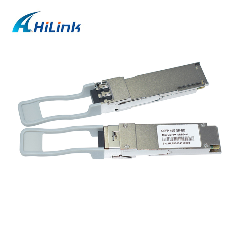 40Gb/s 100m QSFP+ وحدات الألياف الضوئية Bi-Di Duplex LC Hot Pluggable 850/900nm MMF