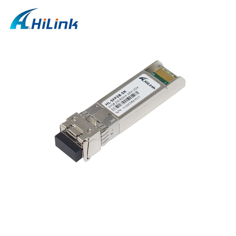 Hilink 25G SFP28 Optical Transceiver with 100M Distance 3 Years Warranty and CE RoHs Certified