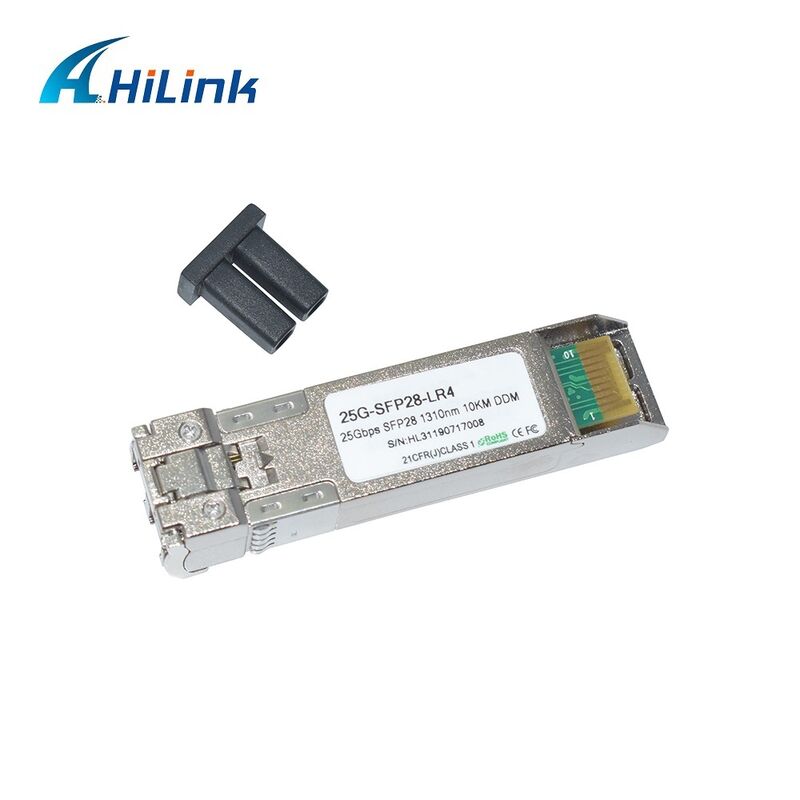 وحدة هيلينك 25G SFP28 الضوئية مع 3.3 فولت إمدادات الطاقة لـ 25GBASE-LR إثنتر في نطاق درجة الحرارة التجارية