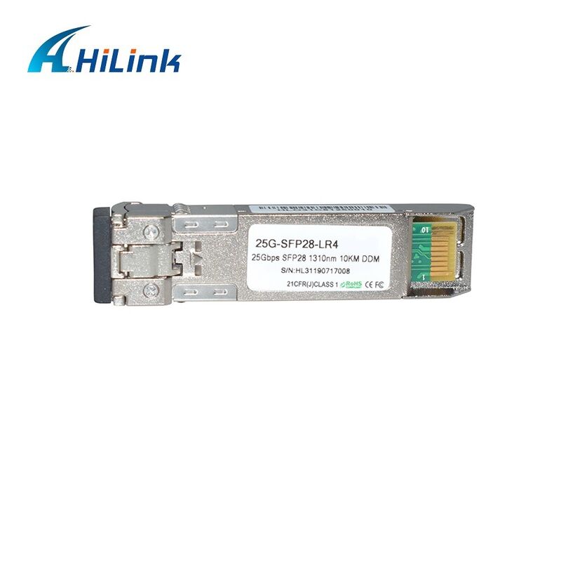 وحدة هيلينك 25G SFP28 الضوئية مع 3.3 فولت إمدادات الطاقة لـ 25GBASE-LR إثنتر في نطاق درجة الحرارة التجارية