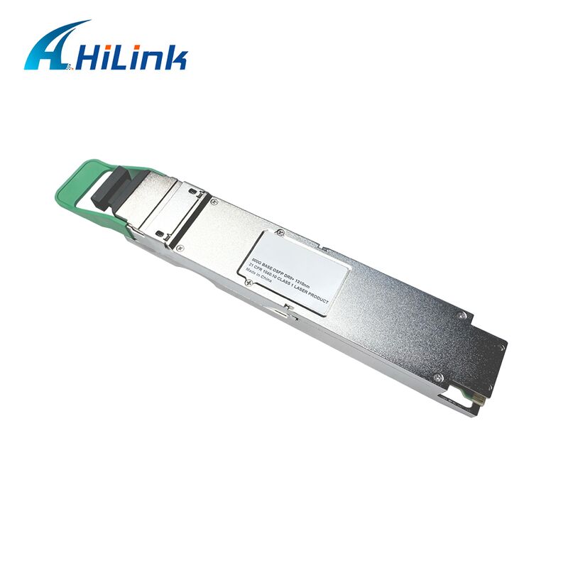 وحدة الإرسال والاستقبال OSFP-800G-DR8 بمعدل بيانات 800 جيجابت في الثانية وطول موجة 1310 نانومتر لمسافة 500 متر