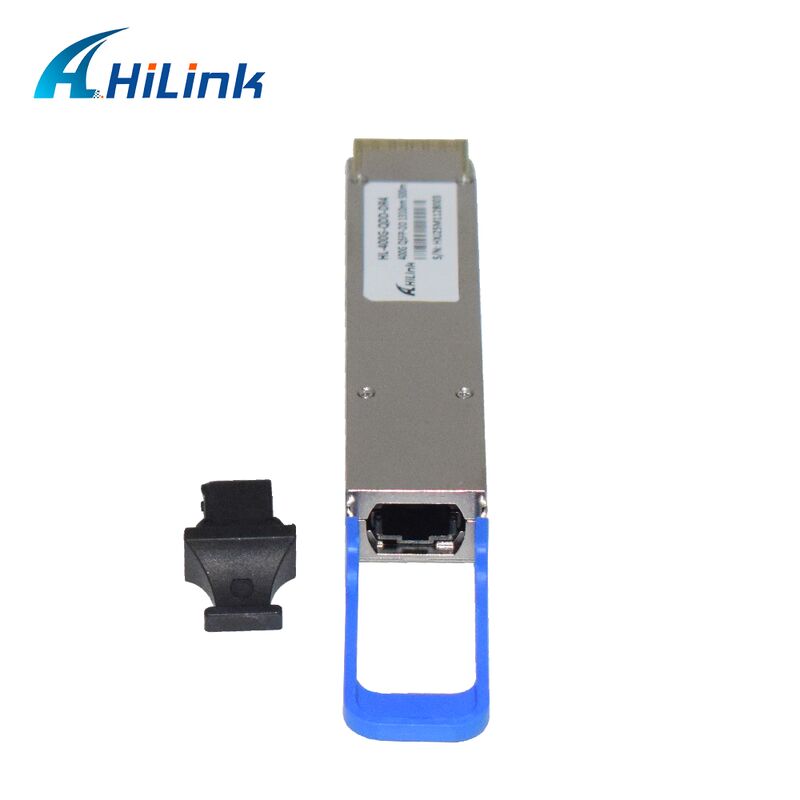 وحدة إرسال واستقبال ضوئية Hilink HL-400G-QDD-DR4 بسرعة 400 جيجابت/ثانية لمسافة 500 متر QSFP-DD DR4 MPO-12 متوافقة