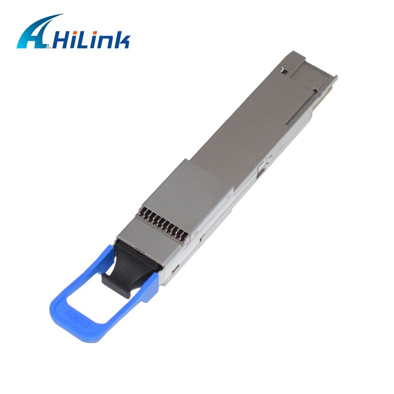 وحدة إرسال واستقبال ضوئية Hilink HL-400G-QDD-DR4 بسرعة 400 جيجابت/ثانية لمسافة 500 متر QSFP-DD DR4 MPO-12 متوافقة