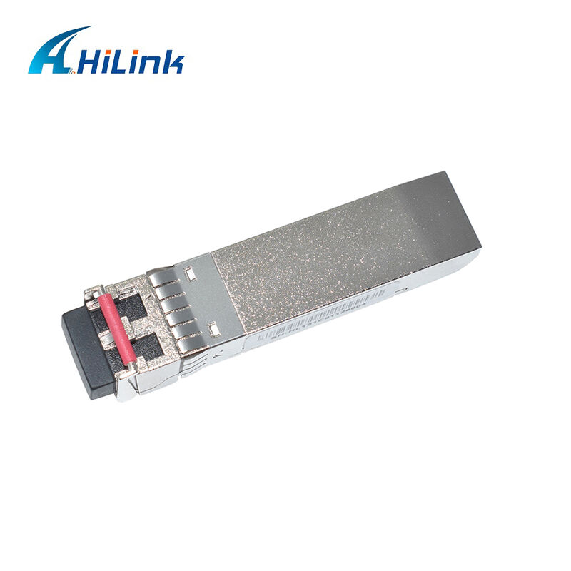 وحدة إرسال واستقبال Hilink 10Gb SFP+ DWDM SFP 100GHZ CH17~61 اختيارية 40 كم وحدة بصرية مزدوجة LC تجارية صناعية