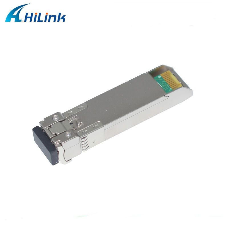 وحدة إرسال واستقبال بصرية Hilink 10Gb SFP+ DWDM SFP 100GHZ CH17~61 اختيارية 80 كم LC مزدوج تجاري صناعي