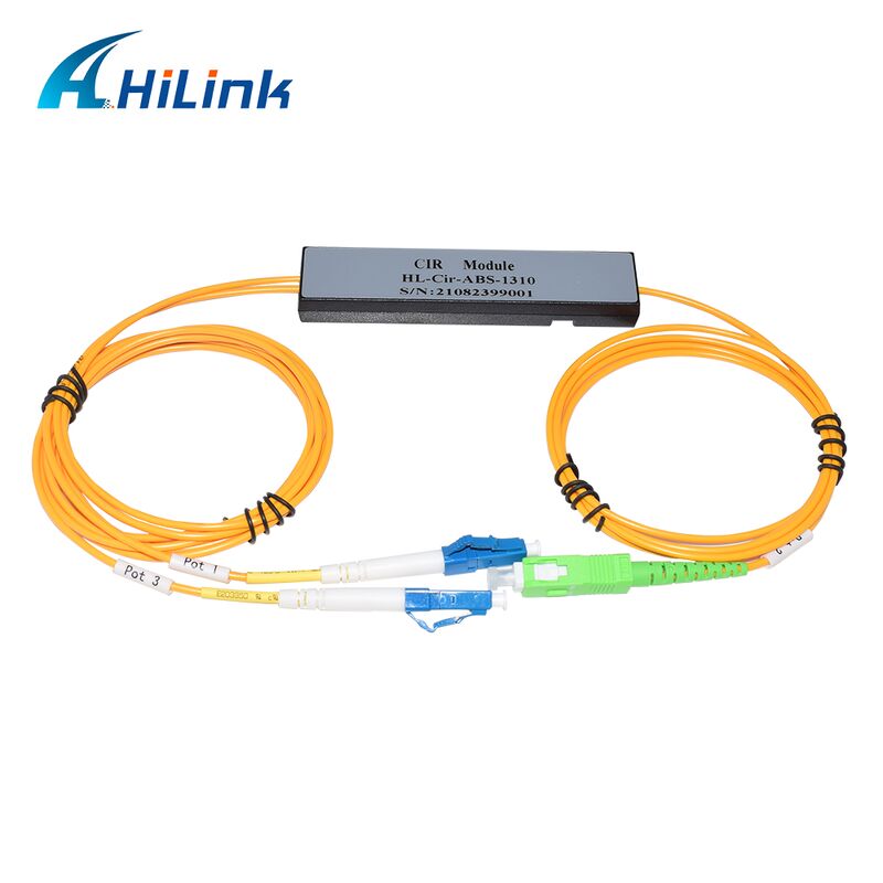 HL-Cir-1310 3-Ports Circulator Port1&Port3-LC/UPC Port2-SC/APC 1310nm/1550nm/1610nm ABS Box for Data Center