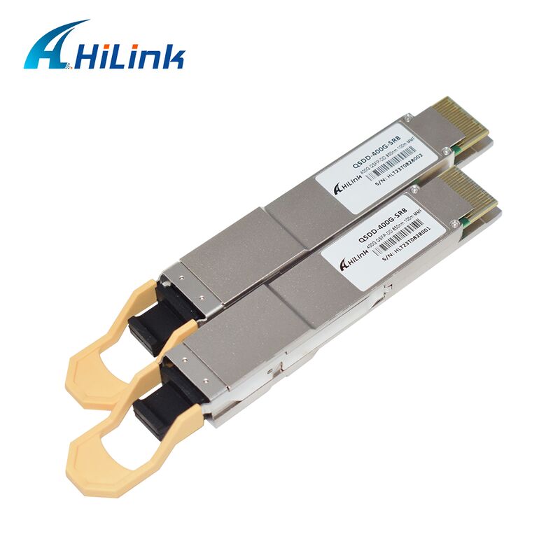 تلينك QSDD-400G-SR 400G QSFP56-DD SR8 جهاز استقبال بصري مع معدل بيانات 400G ، طول موجة 850nm ، و 100m المسافة