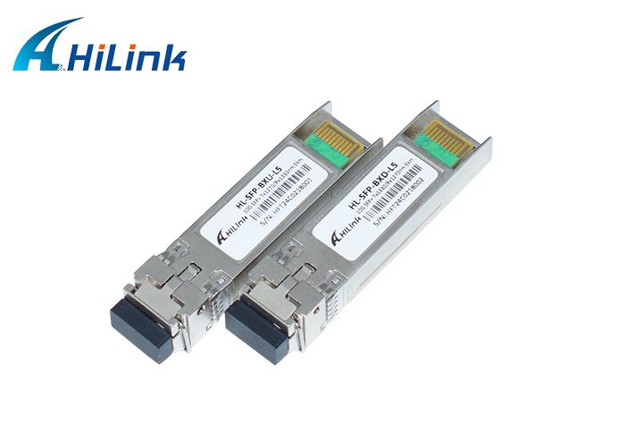 جهاز SFP + 10G BIDI 5KM المرسل البصري مع رابط LC لنقل البيانات عالية السرعة