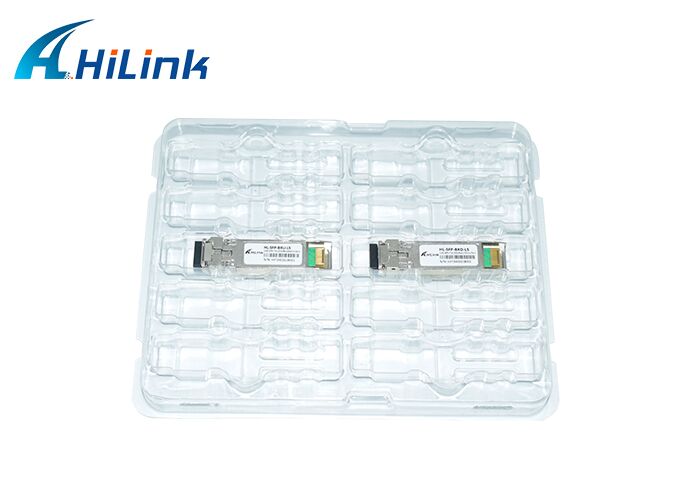 جهاز SFP + 10G BIDI 5KM المرسل البصري مع رابط LC لنقل البيانات عالية السرعة