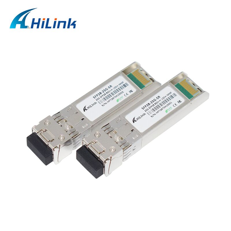 HL-SFP28-25G-SR 25G SFP28 SR جهاز استقبال LC مزدوج مع معدل بيانات 25Gbps مسافة 100m وطول موجة 850nm