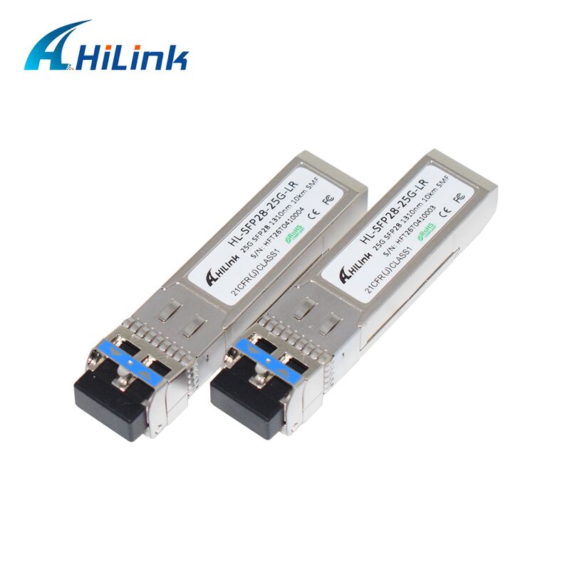 جهاز HL-SFP28-LR-10KM 25G SFP28 Transceiver مع مسافة إرسال 10km ، معدل بيانات 25.78Gbps ، واستهلاك طاقة منخفض <1.2W