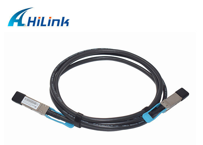 26AWG المباشر إرفاق كبل النحاس 100G QSFP28 إلى QSFP28 3M السلبي نوع النحاس