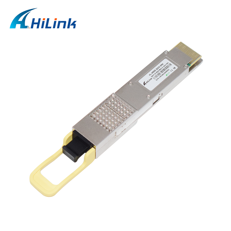 هيلينك متوافقة 400G QSFP-DD SR4 وحدة البصرية مع MPO-12 رابط لنقل 100m