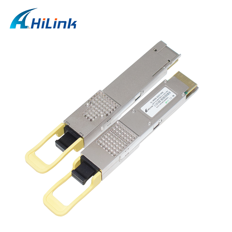 هيلينك متوافقة 400G QSFP-DD SR4 وحدة البصرية مع MPO-12 رابط لنقل 100m