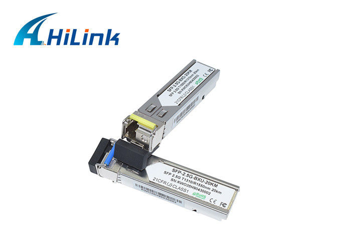 BIDI WDM الألياف البصرية جهاز الإرسال والاستقبال LC SFP الوحدة النمطية STM-16 2.5G متوافق مع Huawei