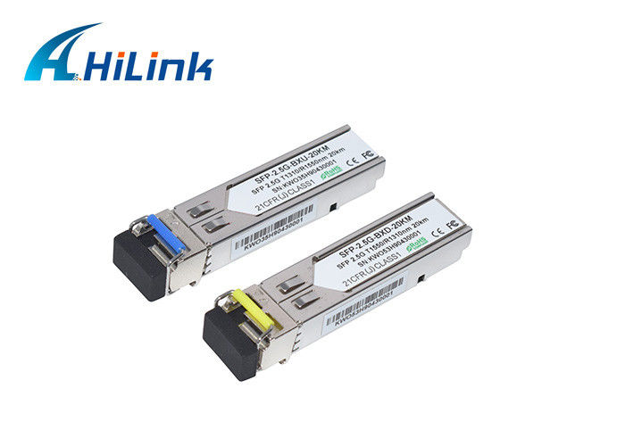 BIDI WDM الألياف البصرية جهاز الإرسال والاستقبال LC SFP الوحدة النمطية STM-16 2.5G متوافق مع Huawei