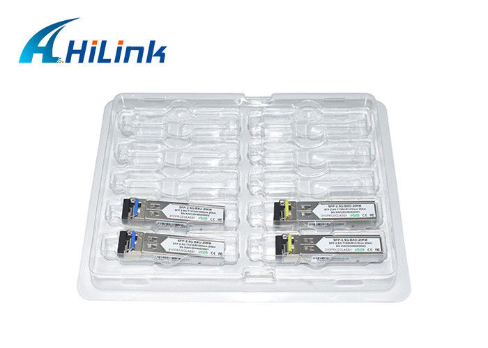 BIDI WDM الألياف البصرية جهاز الإرسال والاستقبال LC SFP الوحدة النمطية STM-16 2.5G متوافق مع Huawei