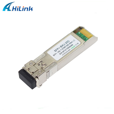 Bidi 20km 10G SFP + Transceiver Tx1270nm / Rx1330nm SFP + وحدة الألياف الضوئية