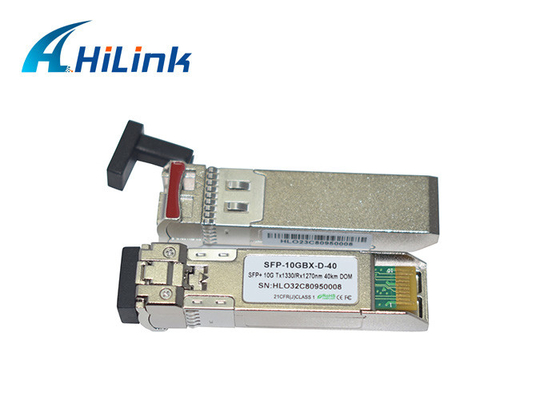 هيلينك 10G SFP + BIDI WDM 40 كم وحدة الإرسال والاستقبال الألياف البصرية 1270nm 1330nm التوصيل السريع
