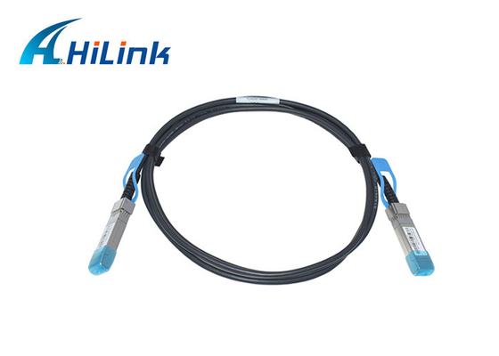 كابل نحاسي سلبي للتوصيل المباشر DAC 25G SFP28 30AWG SFP + كابل 1 متر 2 متر