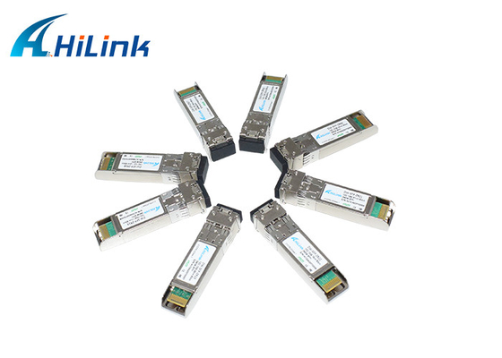 الوحدة الضوئية المزدوجة للموصل LC 10G Base SFP + DWDM 80KM 100GHZ CH17-CH61