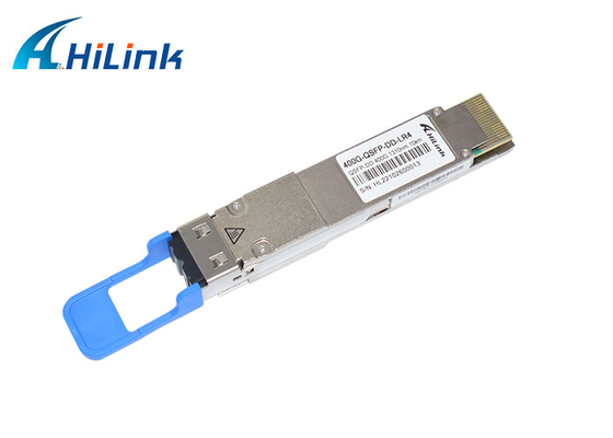 400 جرام 10 كيلومترات وحدة بصرية مزدوجة LC موصل 1310 نانومتر QSFP-DD LR4