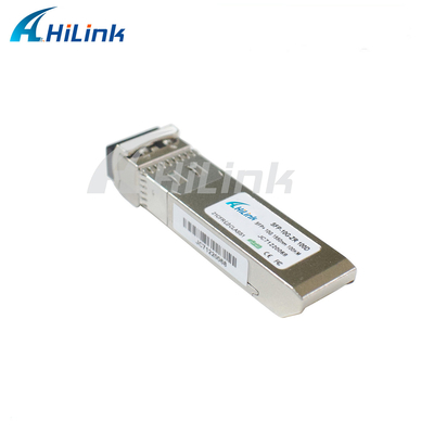 100 كجم 10G ZR SFP + وحدة الإرسال والاستقبال أحادية الوضع 100 كجم 1550 نانومتر SMF جهاز الإرسال والاستقبال البصري