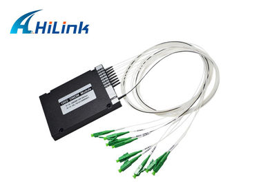 LC / APC رابط واحد من الألياف DWDM مسك الغزال Demux ABS / LGX وحدة C30-C37 8CH