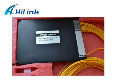 واحد الألياف CWDM معدد، 8 قناة مسك الغزال البصريات المعدات مع صندوق ABS