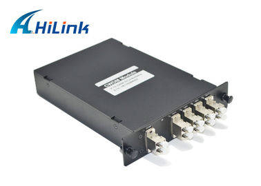 1X4 CH CWDM البصرية مسك الغزال Demux دوبلكس / واحد من الألياف عالية عزل المدمجة المصممة