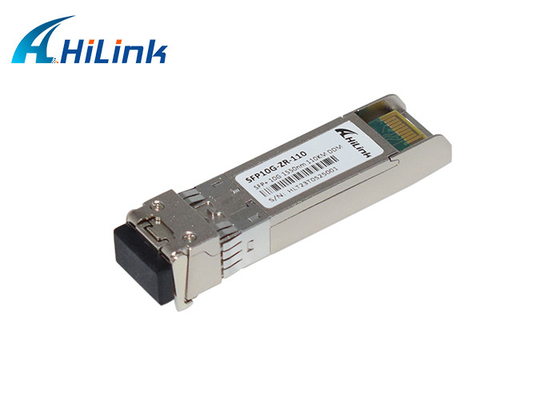 10Gb / s SFP + 1550nm 110km متوافق مع RoHS وحدة الإرسال والاستقبال الضوئية