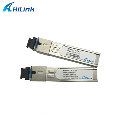 وحدة GPON SFP OLT C + 20KM SC / UPC 1490nm / 1310nm SFP 2.5 جيجابت في الثانية / 1.25 جيجابت في الثانية GPON OLT