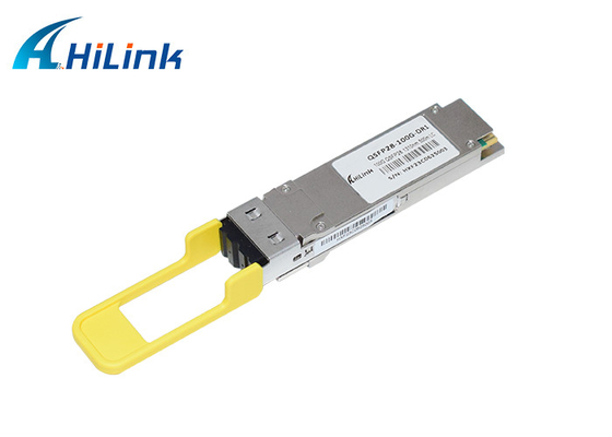 100Gb / S QSFP28 DR1 جهاز إرسال واستقبال بصري أحادي لامدا 1310 نانومتر 500 متر مع FEC HLQSFP28-100G-DR1