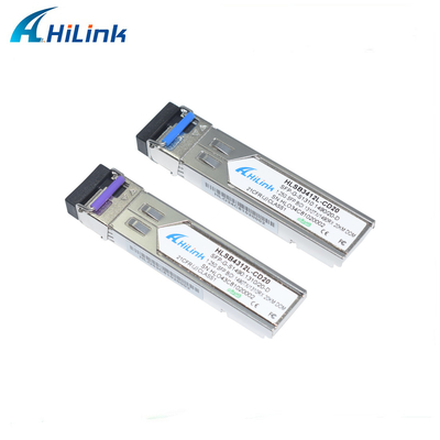 1000BASE DWM BIDI SFP T1310nm/R1490nm 20KM LC/SC SFP جهاز الإرسال والاستقبال DOM
