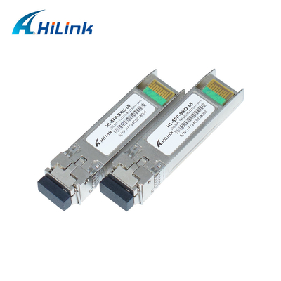 10 جيجابت / ثانية WDM 5KM 10G SFP + BIDI 1270 / 1330nm LC SFP أجهزة الإرسال والاستقبال