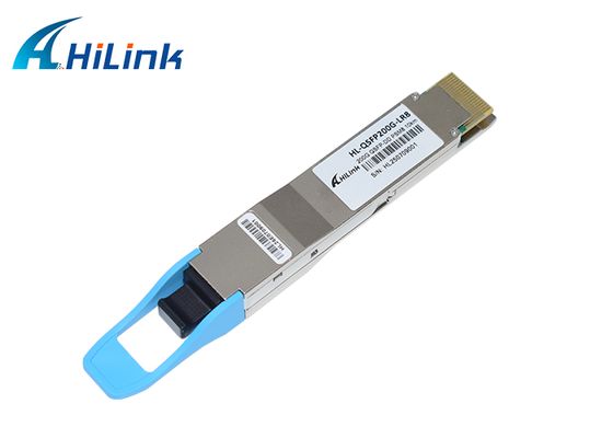 جهاز إرسال واستقبال بصري QSFP DD PSM8 بمسافة 10 كيلومترات و200 جيجابايت، MPO16 مع DDM/DOM، طول موجي 1310 نانومتر لدمج شبكة سلس