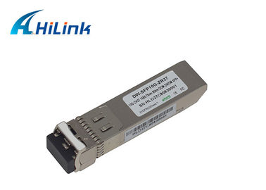هيلينك 10G DWDM 40 / 80km C21-C60 SFP + الوحدة البصرية لمعدات DWDM