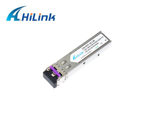 CWDM SFP وحدة الألياف البصرية SFP إيثرنت وحدة 1.25g 1270-1610nm بنفايات المتوافقة