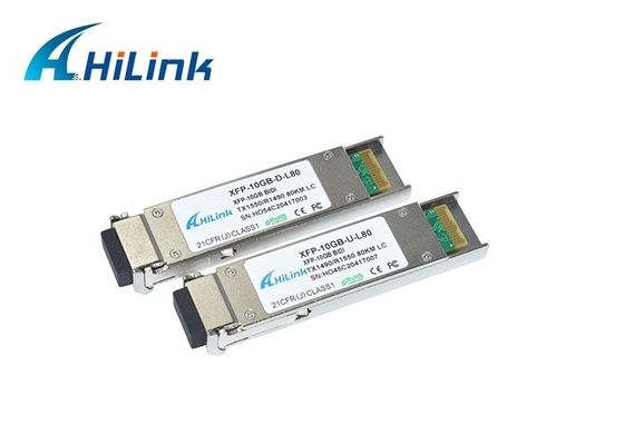 80 كم BIDI XFP 10G Modules Sfp Fiber Transceiver LC TX1490nm