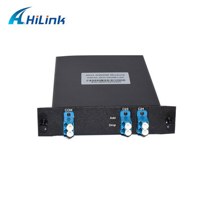 100GHz FTTX 1310nm 2CH Optical Mux Demux OADM DWDM إضافة وحدة إسقاط