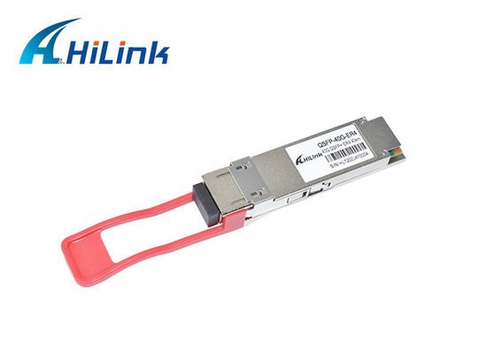 QSFP + 40KM 40G ER4 وحدة الإرسال والاستقبال البصرية 1270nm SMF LC