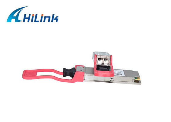 LC 30KM 40G ER4 QSFP + وحدة الإرسال والاستقبال LVTTL من الألياف الضوئية