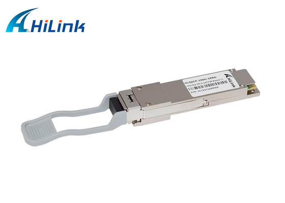QSFP + جهاز الإرسال والاستقبال VCSEL OM4 MMF QSFP + جهاز الإرسال والاستقبال 850 نانومتر 100 متر مزدوج LC 100G Fcc